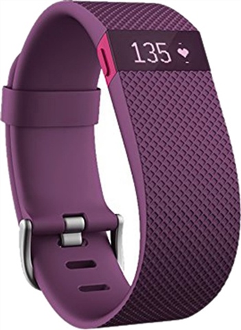 Fitbit Charge HR Heart Rate Activity Wristband Purple Small